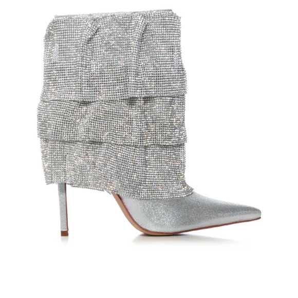 🔥🔥 AZALEA WANG Chilton Chainmail Draped Booties🔥🔥NWT SZ 11 - Picture 15 of 15